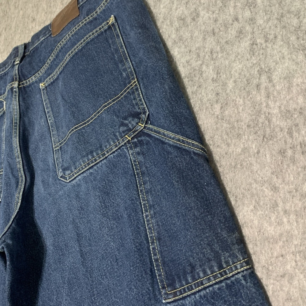 Y2K 90s Beverly Hills Polo Club Men's Carpenter Baggy Jeans 100% COTTON - 44X30 - Picture 6 of 16